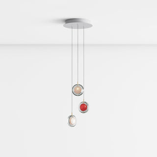 Round Modern Glass Pendant Light