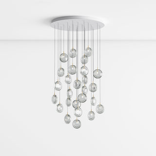 Round Modern Glass Pendant Light