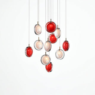 Round Modern Glass Pendant Light