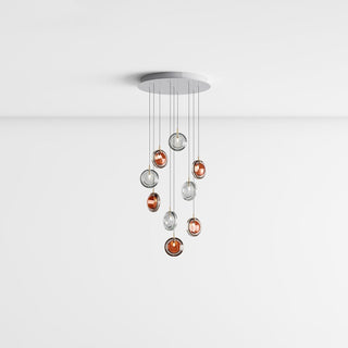 Round Modern Glass Pendant Light