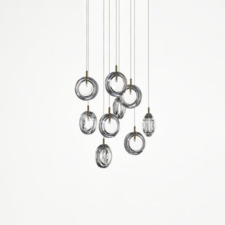 Round Modern Glass Pendant Light