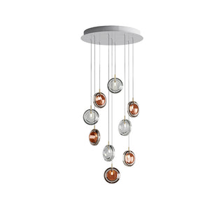 Round Modern Glass Pendant Light