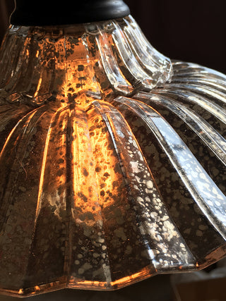 Lenwade Vintage Glass Metal Pendant