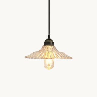 Lenwade Vintage Glass Metal Pendant