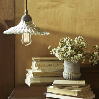 Lenwade Vintage Glass Metal Pendant
