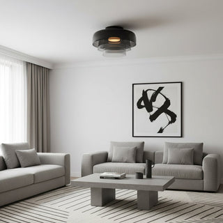 Levels Modern Glass Ceiling Lamp