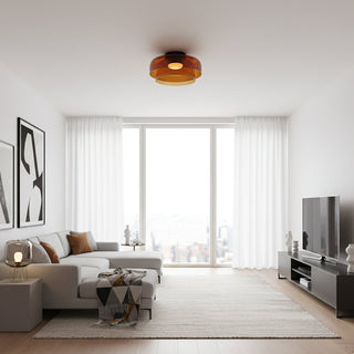 Levels Modern Glass Ceiling Lamp