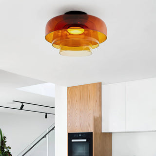 Levels Modern Glass Ceiling Lamp
