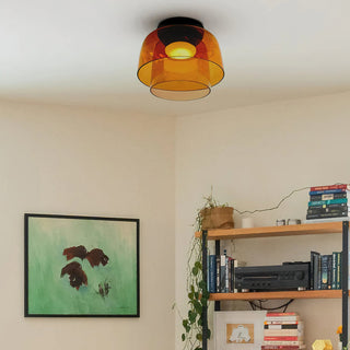 Levels Modern Glass Ceiling Lamp