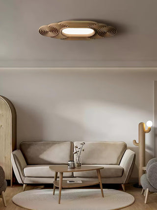 Rippla Graceful Wood Ceiling Light