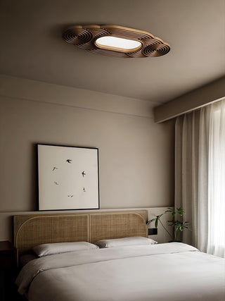 Rippla Graceful Wood Ceiling Light