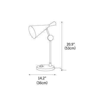 Dawn Artistic Metal Desk Lamp