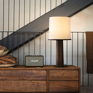 Vesper Minimalist Wood Table Lamp