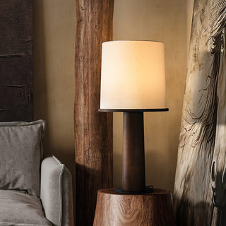 Vesper Minimalist Wood Table Lamp