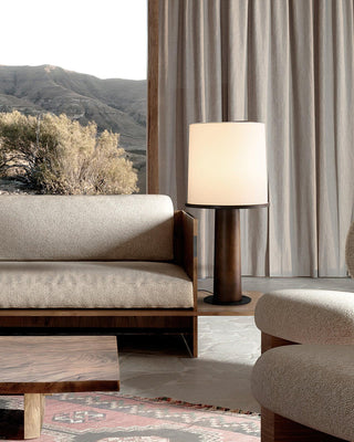 Vesper Minimalist Wood Table Lamp