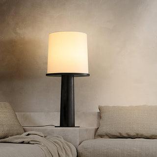 Vesper Minimalist Wood Table Lamp