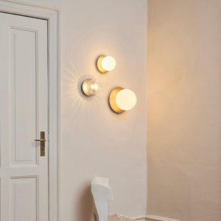 Liila Minimalist Glass Wall Light