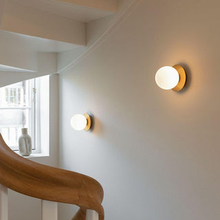 Liila Minimalist Glass Wall Light
