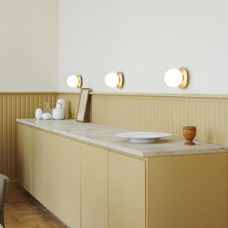 Liila Minimalist Glass Wall Light