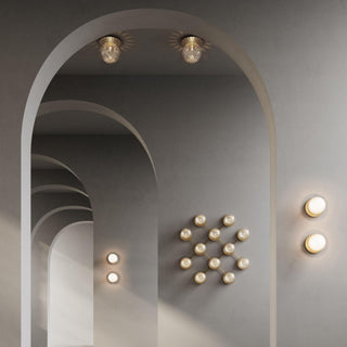 Liila Minimalist Glass Wall Light