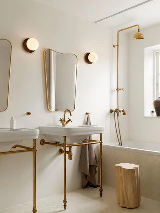 Liila Minimalist Glass Wall Light