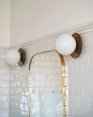 Liila Minimalist Glass Wall Light