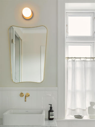 Liila Minimalist Glass Wall Light
