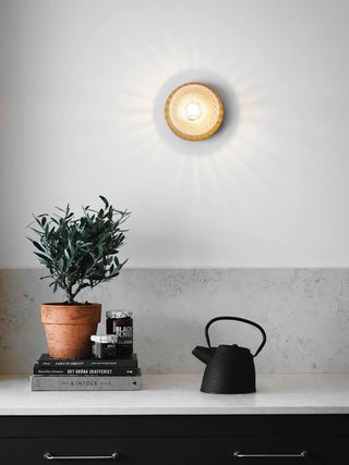 Liila Minimalist Glass Wall Light