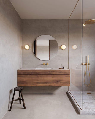 Liila Minimalist Glass Wall Light