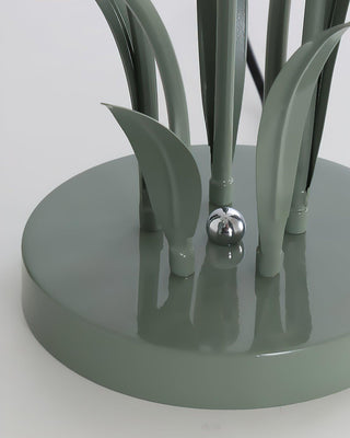 Lily Blossom Floral Glass Table Light