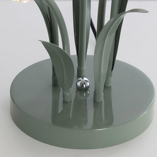 Lily Blossom Floral Glass Table Light