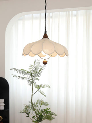Lily Vintage Fabric Pendant Light