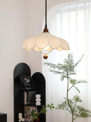Lily Vintage Fabric Pendant Light
