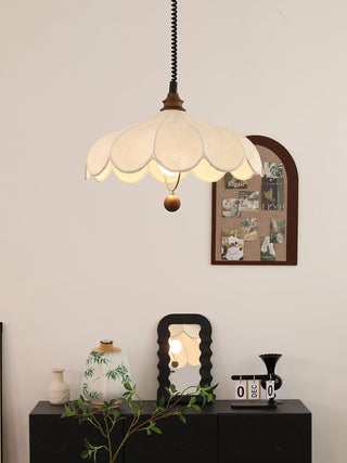 Lily Vintage Fabric Pendant Light