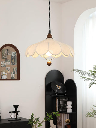 Lily Vintage Fabric Pendant Light
