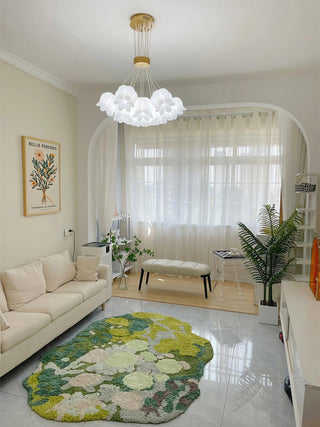 Lily Of The Valley Floral Acrylic Chandelier