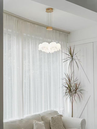 Lily Of The Valley Floral Acrylic Chandelier