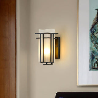 Linden Retro Iron Outdoor Wall Light