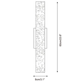 Vexor Minimalist Terrazzo Wall Lamp