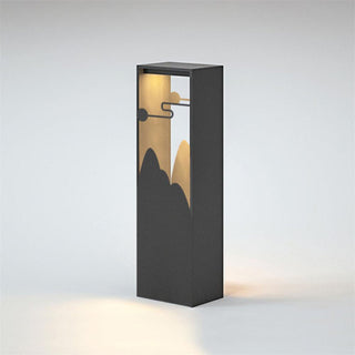 Linkmoon Sculptural Steel Solar Path Light
