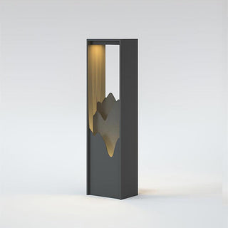 Linkmoon Sculptural Steel Solar Path Light