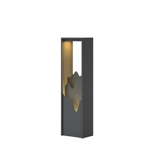 Linkmoon Sculptural Steel Solar Path Light
