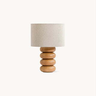 Beckett Stacked Wood Table Lamp