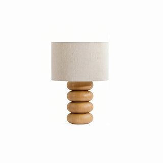 Beckett Stacked Wood Table Lamp