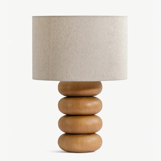 Beckett Stacked Wood Table Lamp