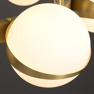 Halo Elegant Brass Chandelier