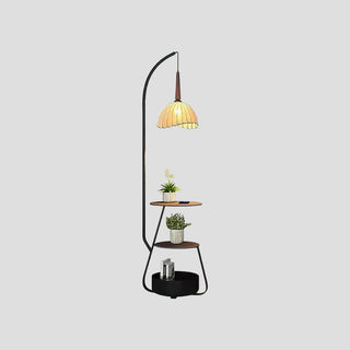 Silva Elegant Wood Floor Lamp