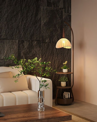 Silva Elegant Wood Floor Lamp