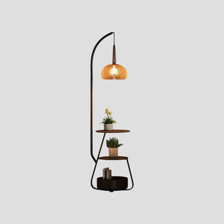 Silva Elegant Wood Floor Lamp