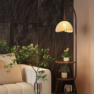 Silva Elegant Wood Floor Lamp